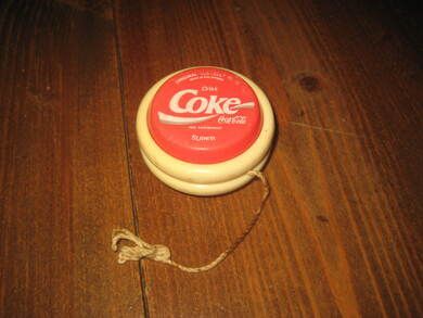 JO JO med Coca Cola reklame opriginal Russel JO JO 60-70 tallet??