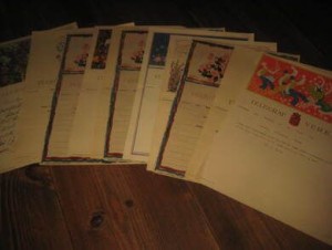 Lott på 10 stk telegram fra Telegrafverket 1946 Dette er lott nr 1