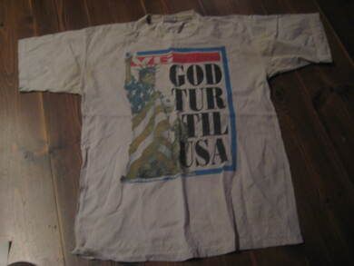 GOD TUR TIL USA T skjorte fra den gang Drilli kom til VM i fotball