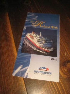 Richard With Ofoten og Vesteraalens Dampskibsselskap 80 tallet