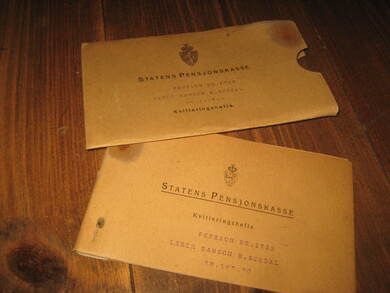 Statens Pensjonskasse Kviteringshefte pension nr 1733