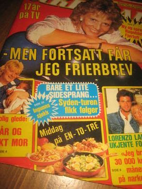 1987 nr 045 NORSK UKEBLAD LORENZO LAMAS MICHAEL JACKSON