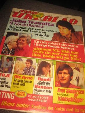 1980 nr 043 NORSK UKEBLAD JOHN TRAVOLTA