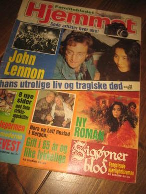 1981 nr 005 HJEMMET JOHN LENNON