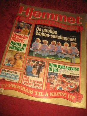 1985 nr 047 HJEMMET WENCHE MYHRE