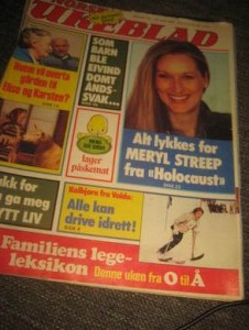 1980 nr 013 NORSK UKEBLAD MERYL STREEP
