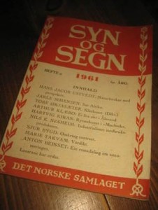 1961 NR 009 SYN OG SEGN