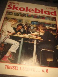 1986 nr 012 NORSK SKOLEBLAD