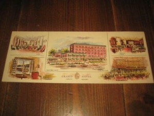 GRAND HOTELL LARVIK Tlf 3800 Eneret Andberg & Co