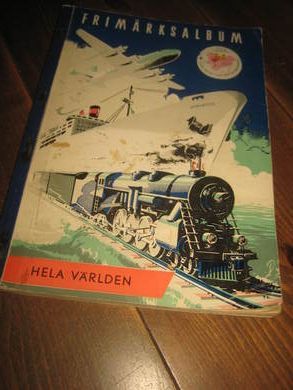 FRIMERKSALBUM HELA VERLDEN 60 tallet med noen merker