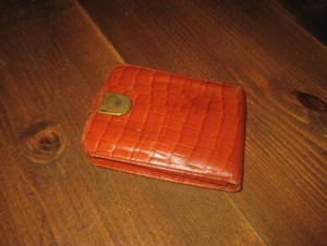 Ubrukt lommebok med 2 bur 60 tallet