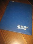 Plasmappe fra BERGEN BANK 80 tallet