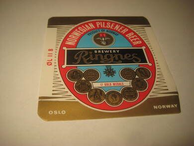 Str&oslash;ken ubrukt &oslash;letikett fra 60-70 tallet noe for deg? Dette er pakke nr 10