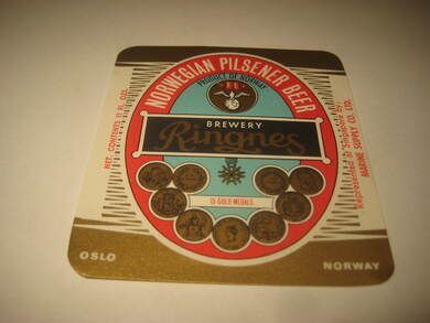 Str&oslash;ken ubrukt &oslash;letikett fra 60-70 tallet noe for deg? Dette er pakke nr 12