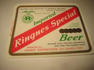 Str&oslash;ken ubrukt &oslash;letikett fra 60-70 tallet noe for deg? Dette er pakke nr 31