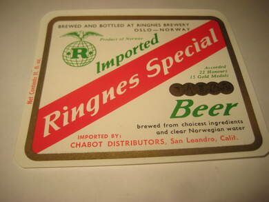 Str&oslash;ken ubrukt &oslash;letikett fra 60-70 tallet noe for deg? Dette er pakke nr 31