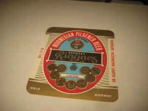 Str&oslash;ken ubrukt &oslash;letikett fra 60-70 tallet noe for deg? Dette er pakke nr 15