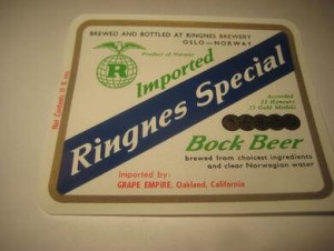 Str&oslash;ken ubrukt &oslash;letikett fra 60-70 tallet noe for deg? Dette er pakke nr 36