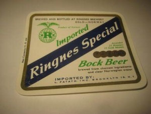 Str&oslash;ken ubrukt &oslash;letikett fra 60-70 tallet noe for deg? Dette er pakke nr 39