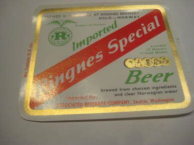 Str&oslash;ken ubrukt &oslash;letikett fra 60-70 tallet noe for deg? Dette er pakke nr 40