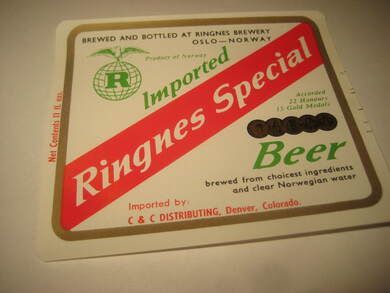 Str&oslash;ken ubrukt &oslash;letikett fra 60-70 tallet noe for deg? Dette er pakke nr 45