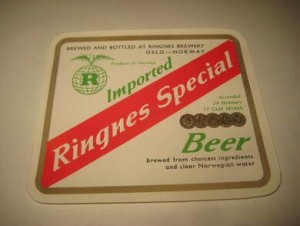 Str&oslash;ken ubrukt &oslash;letikett fra 60-70 tallet noe for deg? Dette er pakke nr 46