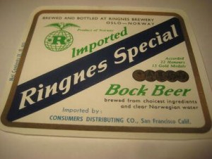 Str&oslash;ken ubrukt &oslash;letikett fra 60-70 tallet noe for deg? Dette er pakke nr 20