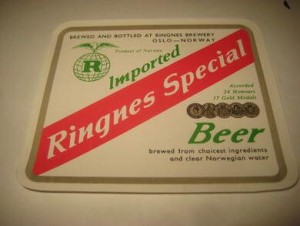 Str&oslash;ken ubrukt &oslash;letikett fra 60-70 tallet noe for deg? Dette er pakke nr 48