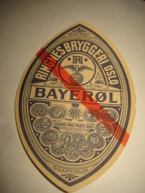 Strøken ubrukt øletikett fra 30 tallet noe for deg? Dette er pakke nr 54