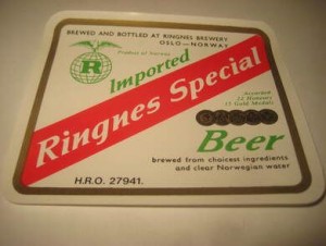 Str&oslash;ken ubrukt &oslash;letikett fra 60-70 tallet noe for deg? Dette er pakke nr 23