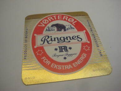 Str&oslash;ken ubrukt &oslash;letikett fra 60-70 tallet noe for deg? Dette er pakke nr 6