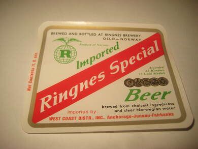 Str&oslash;ken ubrukt &oslash;letikett fra 60-70 tallet noe for deg? Dette er pakke nr 24