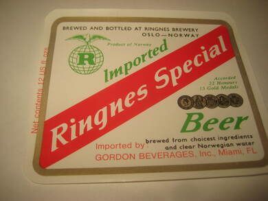 Str&oslash;ken ubrukt &oslash;letikett fra 60-70 tallet noe for deg? Dette er pakke nr 26