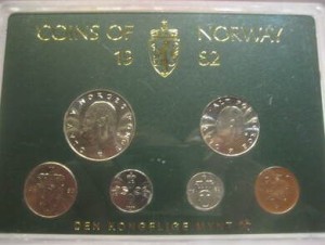 1982 COINS OF NORWAY