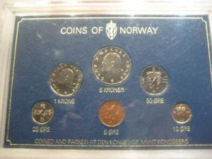 1977 COINS OF NORWAY