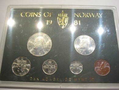 1981 COINS OF NORWAY