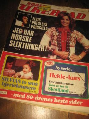 1980 nr 005 NORSK UKEBLAD ELVIS PRESLYS PRISCILLA