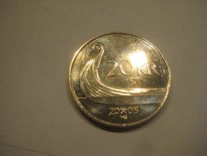 Meget pen 20 kr fra 2003 usirkulert noe for din samling?