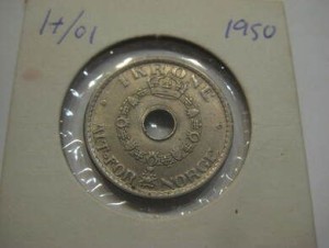 1950 treng du denne i din samling dette er 1 krone nr 11