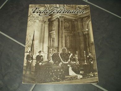 1950 nr 046 Vecko Journalen Gamla kungens sista ferd