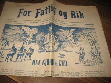 1959 JULENUMMER For Fattig og Rik