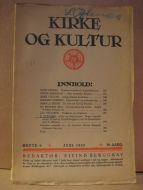 1932 nr 006 KIRKE OG KULTUR