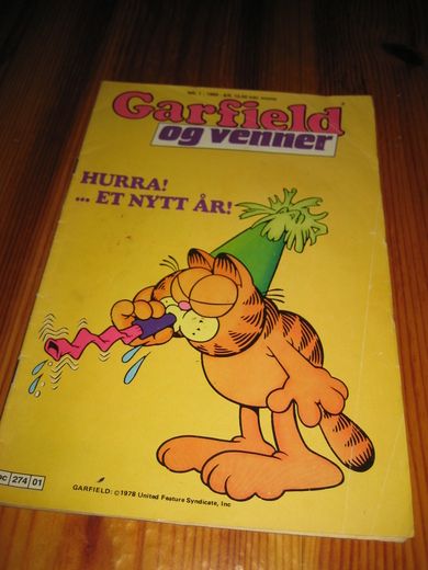 1989 nr 001 Garfield og venner