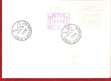 1980 OSLO LUFTHAVN 1 12 80