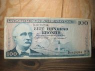 EITT HUNDRAD KRONUR, 1957, D4028204.