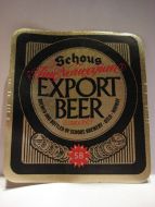 SCHOUS BRYGGERI EXPORT BEER 50 tallet