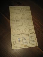 Emo timeplan i folder 60 tallet