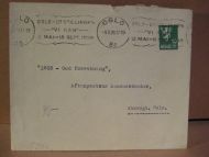 OSLO 4.5.38 med stempel: OSLO UTSTILLINGEN 