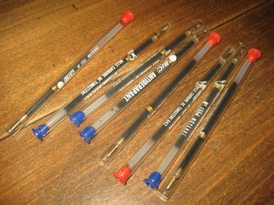 Lot med BIC innmat til penner 60 tallet