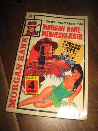 MASTERSON: MORGAN KANE MENNESKEJEGER 4 OPPLAG 1972
